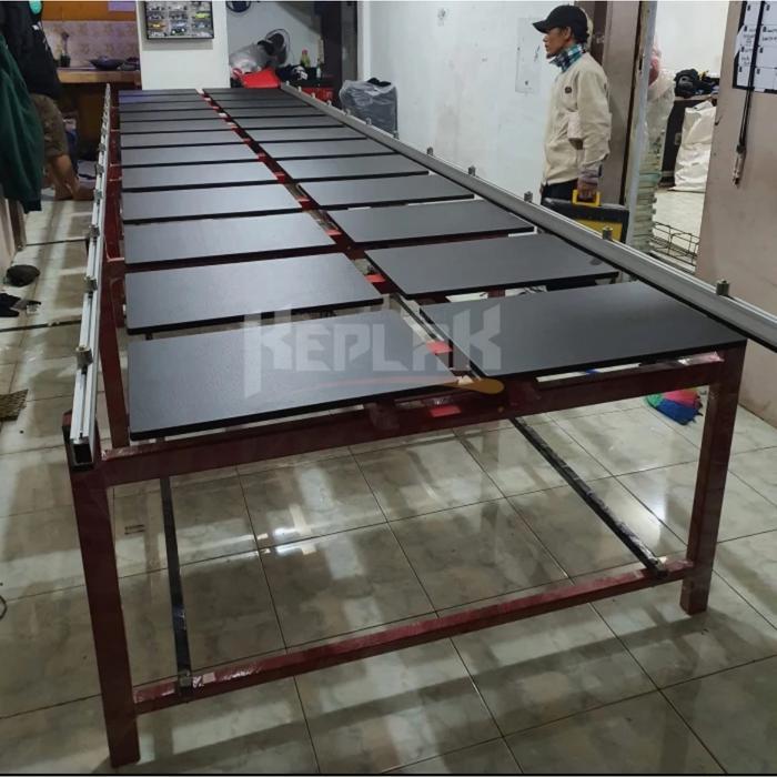 Meja rel tarik knok siku Siap Kirim