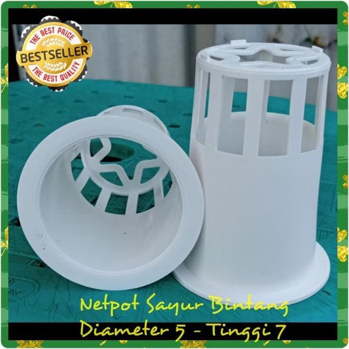 Netpot Diameter 5cm Tinggi 7cm Putih Netpot Diameter 5cm Hidroponik