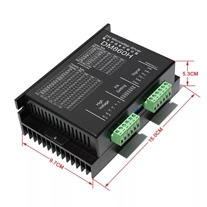 Motor Driver Dm860H Dm860 Nema 17 Nema 23 Nema 34 7,2A Stepper Motor