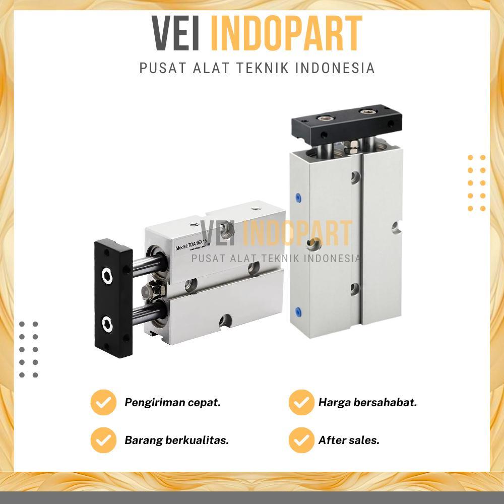 TN 25x20 Pneumatic Cylinder Twin Rod / Cylinder Pneumatic TN 25 x 20