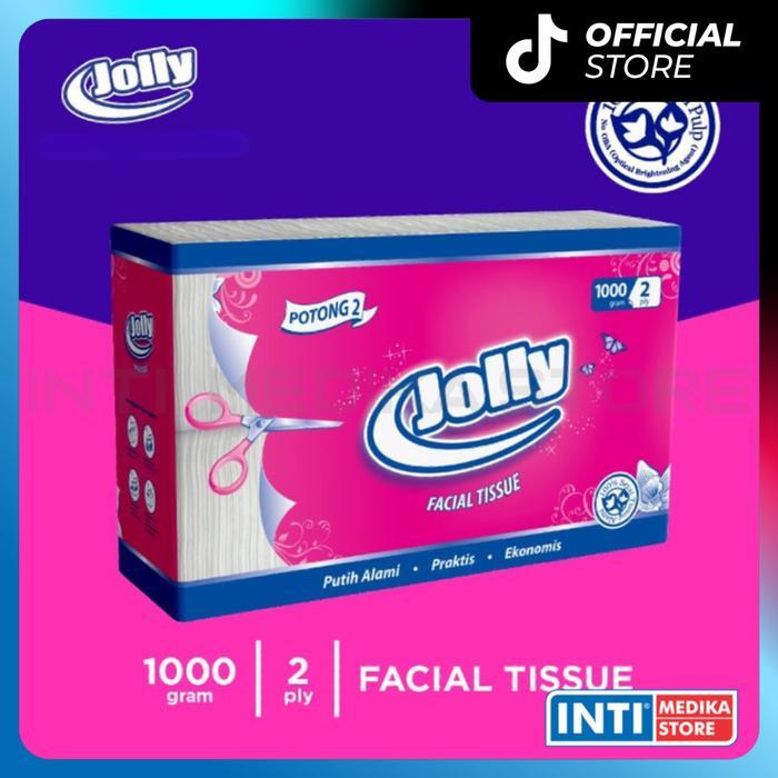 JOLLY - Facial Tissue 2 Ply 1000 gr Tisu Wajah Tissu Muka 1 kg