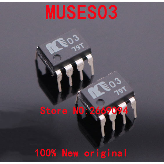 1PCS MUSES03 MUSES03D DIP-8 100% new original single op amp chip