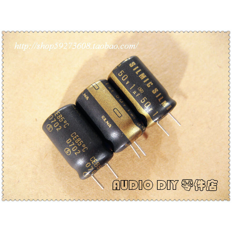 2020 Hot Sale 10Pcs/30Pcs Elna Silmic Matte Leather Large Volume 1Uf/50V Audio Electrolytic