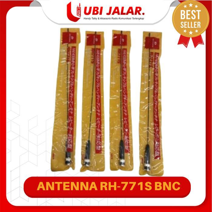 Antena RH771S RH 771S Antenna HT Lidi Lentur BNC Dualband