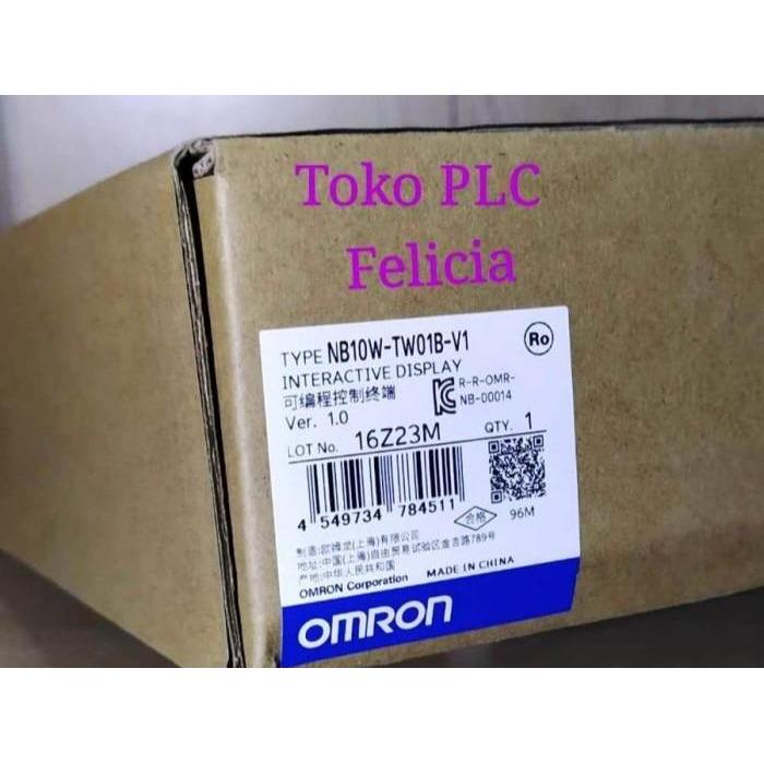 Hmi Omron Nb10W-Tw01B Nb10W-Tw01B-V1 Omron 10Inch Ethernet Nb10W Tw01B Two1B Terbaru 