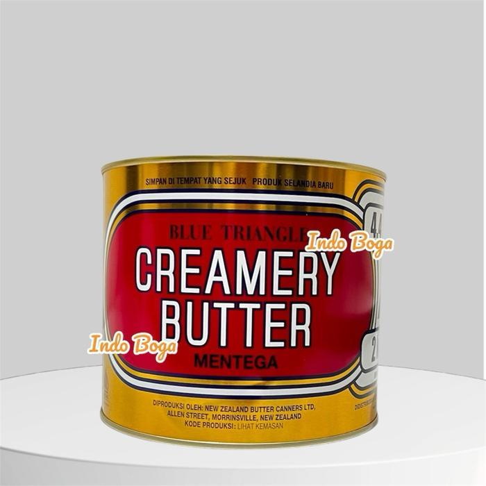 Blue Triangle Creamery Butter Mentega 2 kg / salted butter triangle 2kg