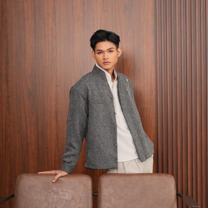 Haneum - Raden Outer - Jaket Beskap Boxy Pria Formal Casual