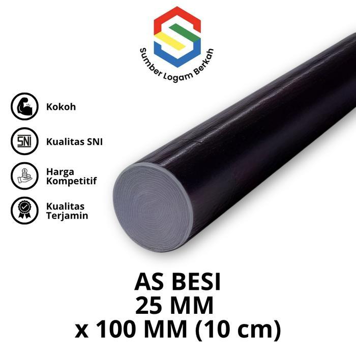 BERKUALITAS as round bar besi 25 mm ( as bulat )