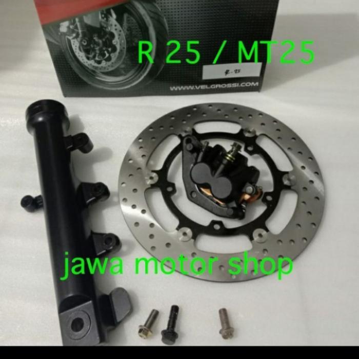Paket Double Disc Depan R25 Mt25 Tabung Kiri R25 Mt25 Keliper R25 Mt25 Terbaru 