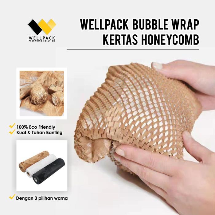 HONEYCOMB PAPER / BUBBLEWRAP KERTAS / HONEYCOMB PACKAGING ECO-FRIENDLY