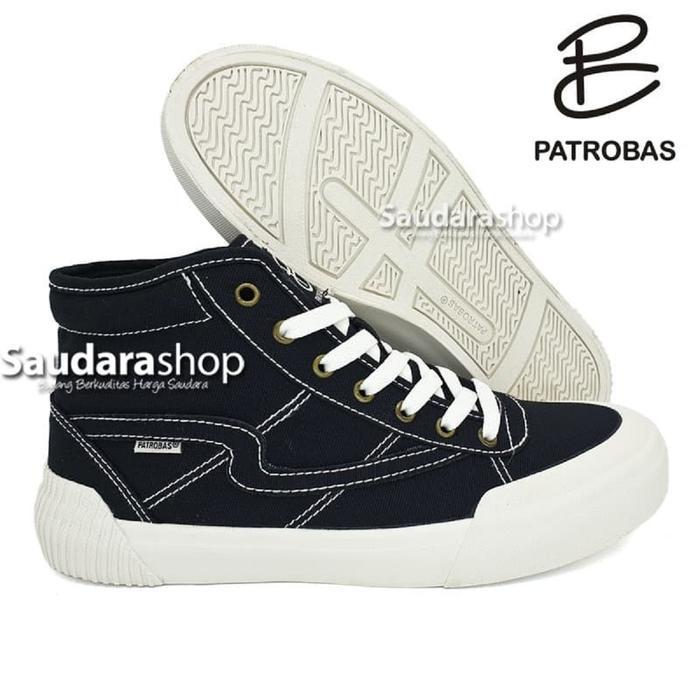 Sepatu Patrobas equip high black white / Patrobas equip black white HC