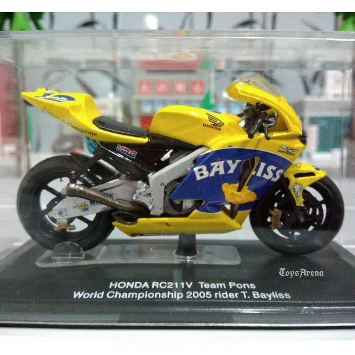 HONDA RC211V TEAM PONS 2005 T. BAYLISS 1:22