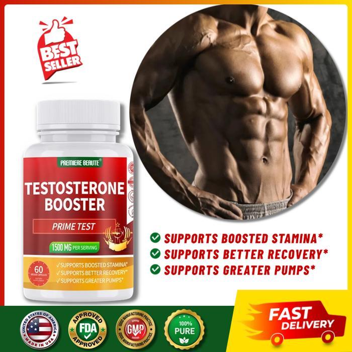 Testosterone Booster herbal, bantu tingkatkan stamina & energi pria secara alami
