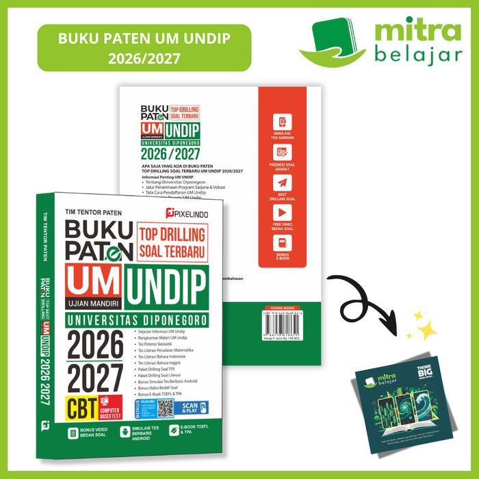 Buku Paten Ujian Mandiri Universitas Diponegoro (UM UNDIP) 2026/2027