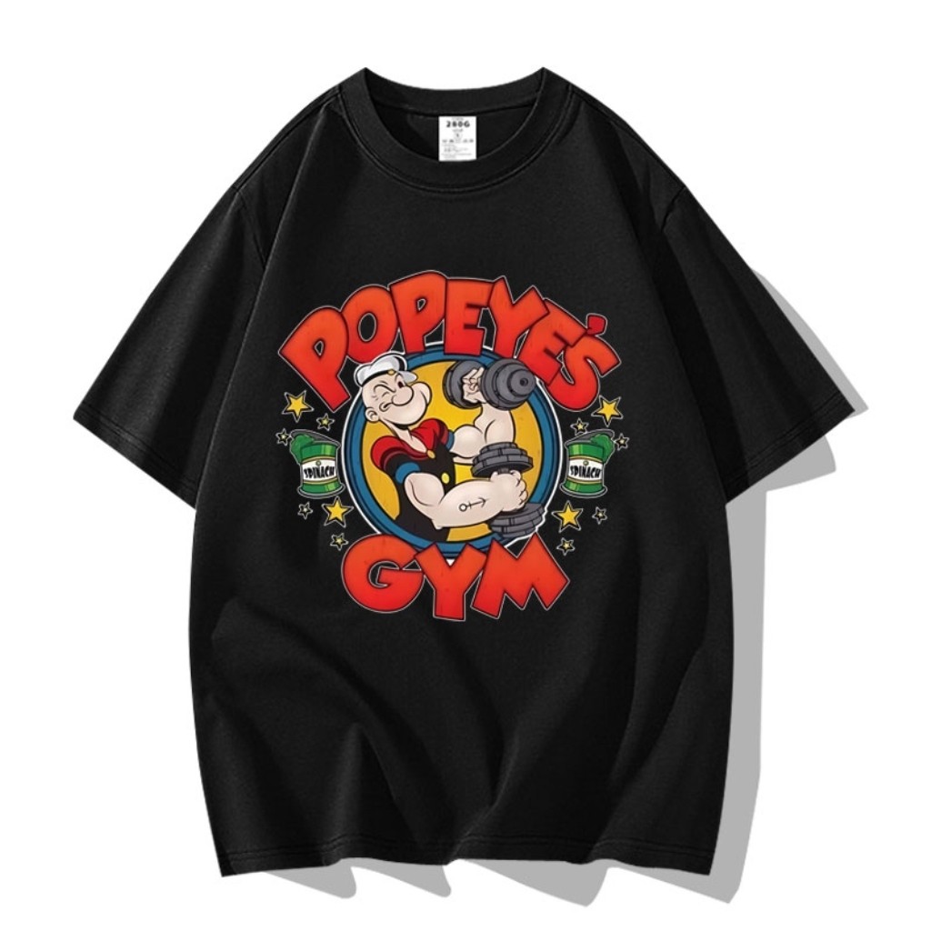 Kaos Popeye 100% Cotton Official Merchandise Premium