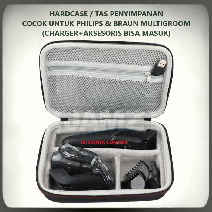 Hardcase / Tas Penyimpanan / Case cocok untuk Multigroom MG5730 MG5720 MG5920 MGK3220 MGK5470