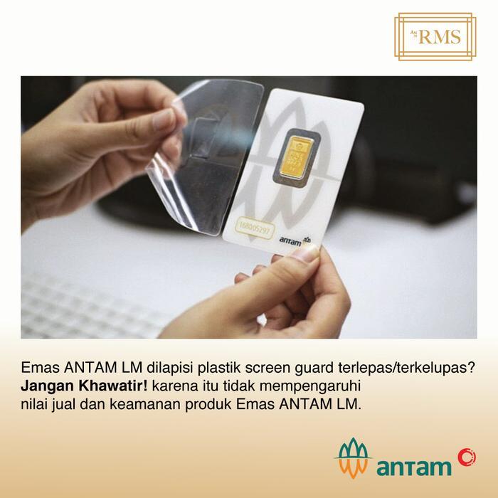 10 GR (GRAM) LOGAM MULIA/LOGAM MULIA ANTAM/LM/EMAS ANTAM BERSERTIFIKAT
