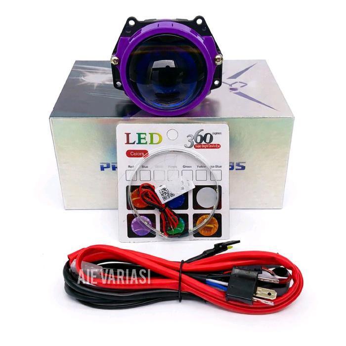 Paket Hemat Projector Biled 3 Inch P70 Vinyx