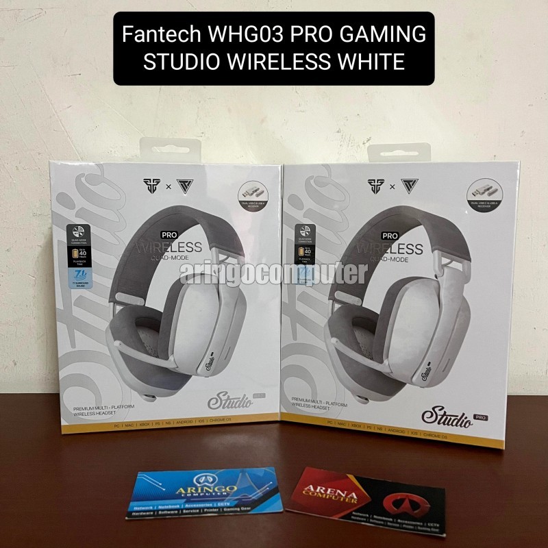 Fantech WHG03 PRO GAMING STUDIO WIRELESS WHITE