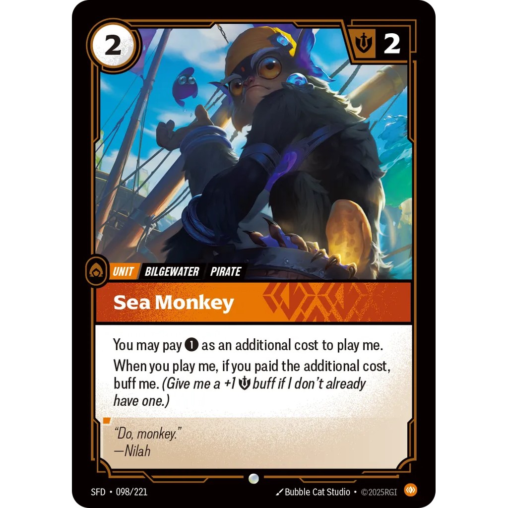Riftbound TCG SFD-098 - Common - Sea Monkey