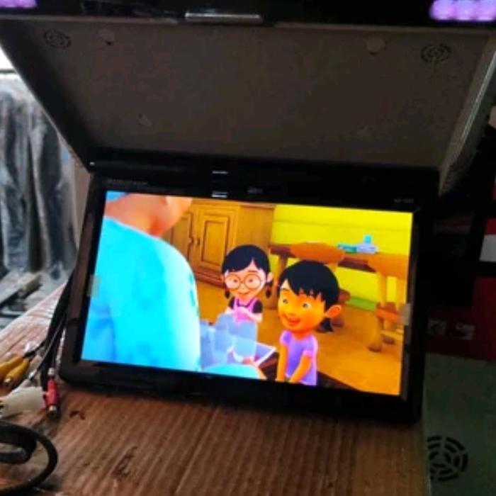 terbaru layar tv plafon roof android 12inch interior mobil elektronik