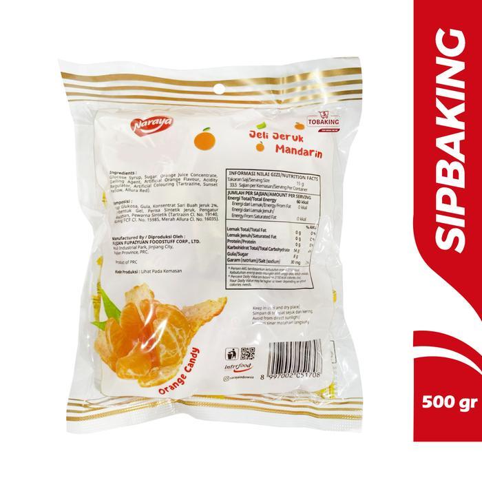 Naraya Jelly Jeruk Mandarin Orange 500Gr Halal