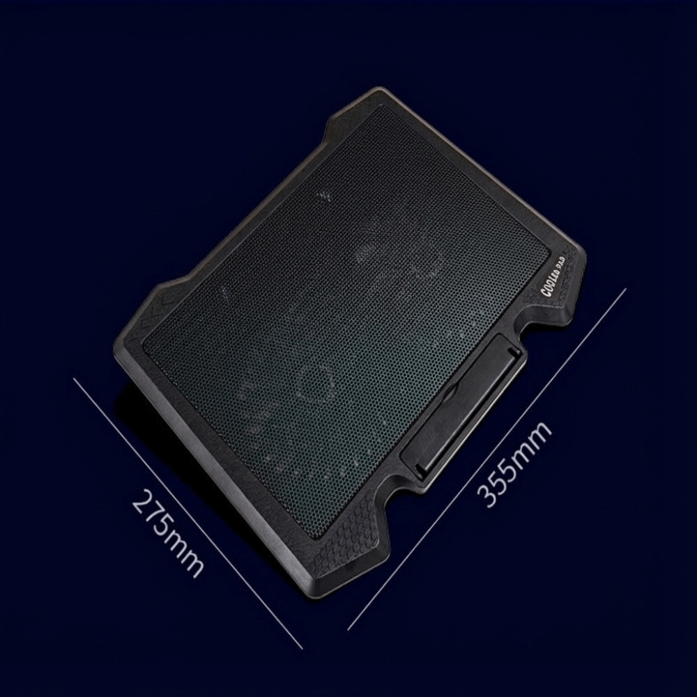 High Quality 13 14 15.6 17 inch Laptop Cooling Pad LED Light Quiet Notebook Cooling Fan Ergonomic