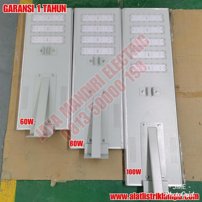 LAMPU JALAN LED SOLAR CELL 80WATT PJU TENAGA SURYA 80 WATT PANEL 80W W