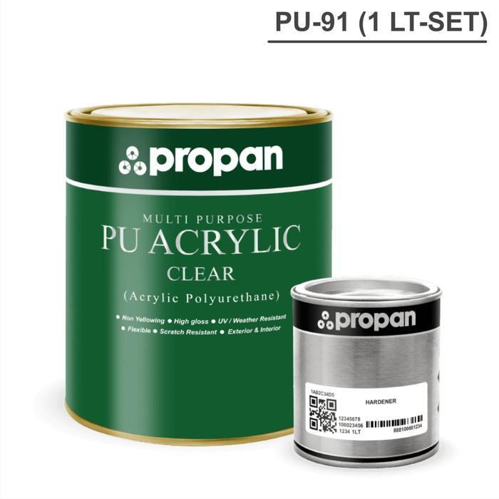 Ready Cat Propan Pu Acrylic Clear Pu-91 1 Lt Set - Pul-91 Clear