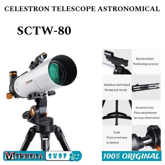 CELESTRON TELESCOPE ASTRONOMICAL SCTW-80