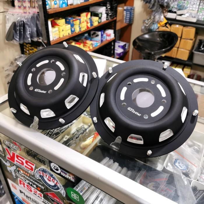 Tromol hub adaptor Ufo Rally Gscooter CNC coating Black