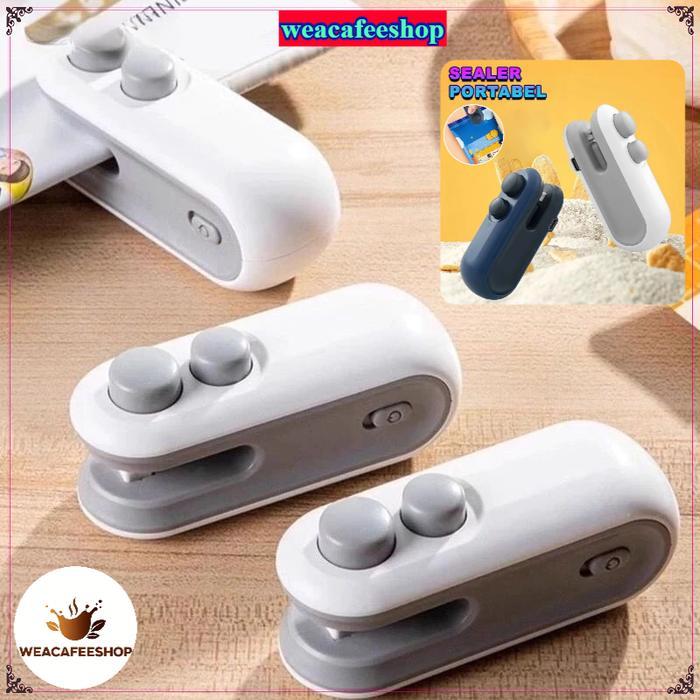 TERLARIS Mesin Sealer Mini Portabel 2 in 1 Model Baru Sealer Plastik Mini Portabel, Mesin Penyegel