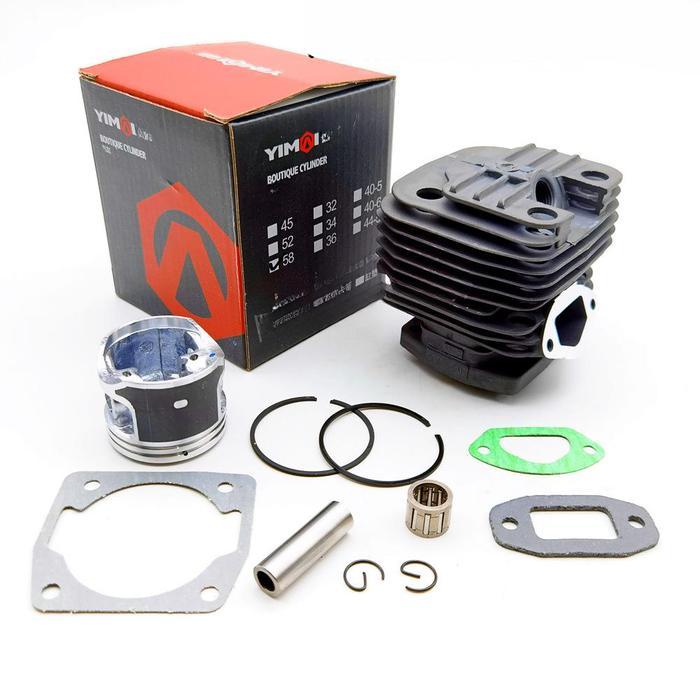 Turbo 5800 Cylinder Block Blok Boring Mesin Chain Saw Senso Sinso Mini 58 Cc Tanika / Cylinder Block