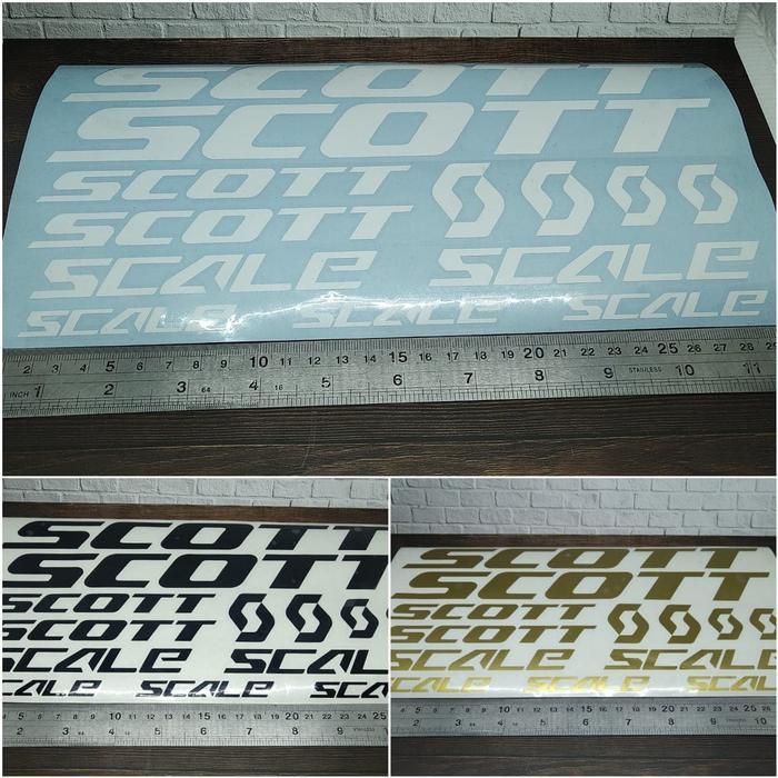 Cutting Sticker Frame Sepeda Scott Mtb Bahan Oracal #Gratisongkir