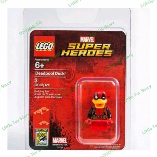 LEGO EXCLUSIVE SDCC COMIC-CON 2017 SUPERHEROES DEADPOOL DUCK LIMITED