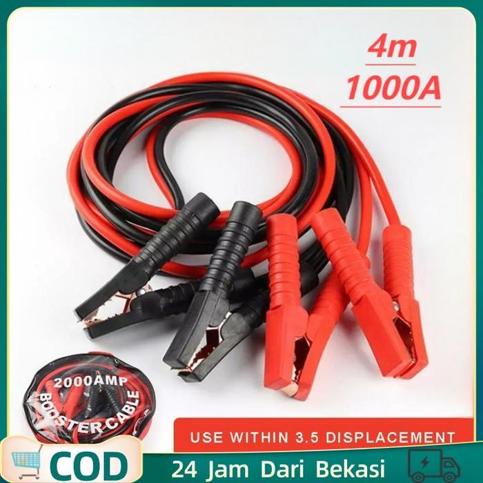 4M Alat Jumper Aki Mobil Kabel Jumper Aki Mobil Besar Kabel Jumper Aki Mobil 2000A Kabel Aki Mobil