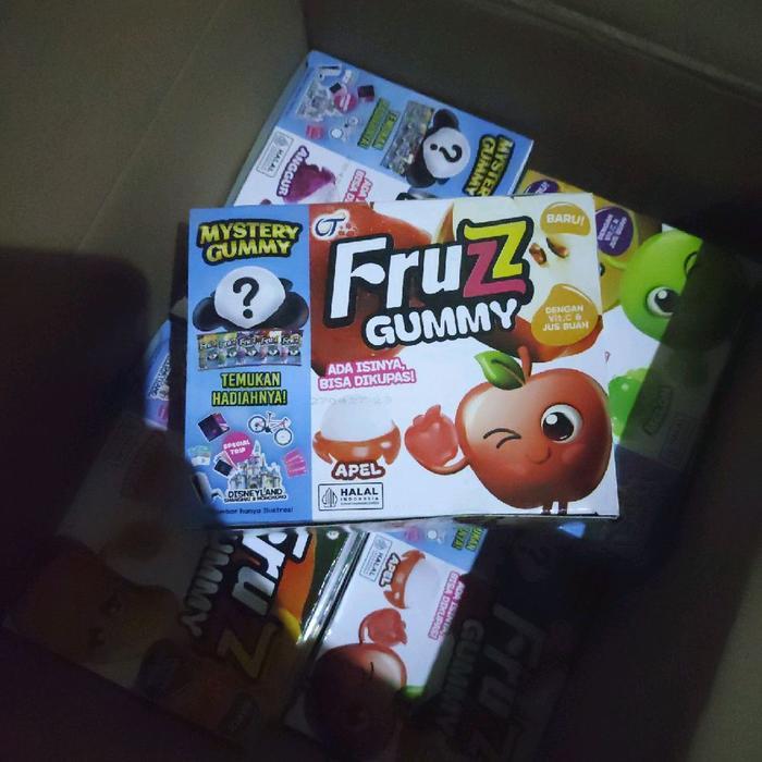 Fruzz Gummy Viral Isi 20 pcs Permen Jelly Kenyal Aneka Rasa Original OT - Viral TikTok Candy Snack