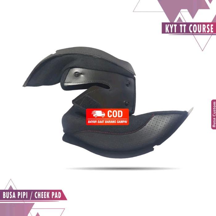 TERLARIS CHEEK PADS HELM KYT TT COURSE BUSA HELM BUSA PIPI KYT TT COURSE QUALITAS PREMIUM