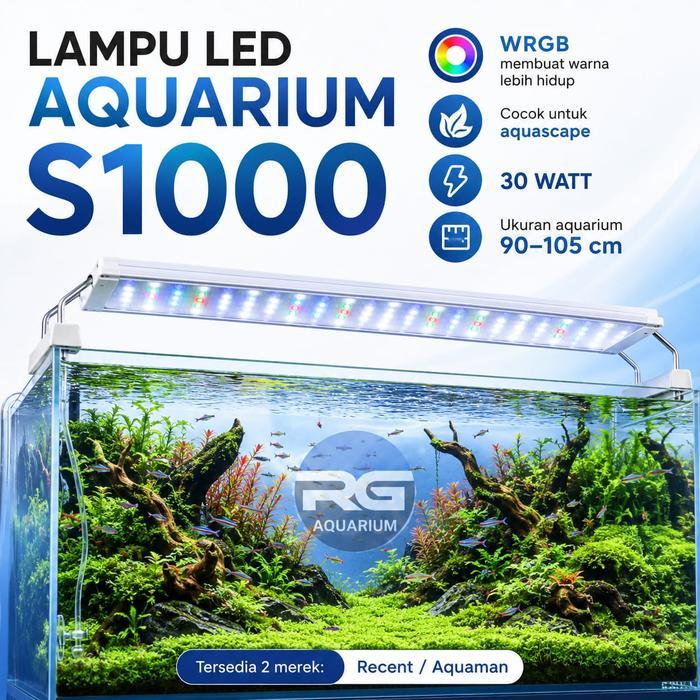 Lampu Recent AA S1000 series led aquarium aquascape 90-105cm