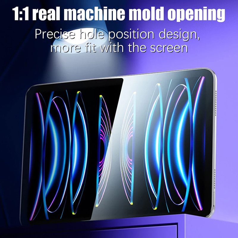 3Pcs Tempered Glass Film For Apple iPad 10th 9th 8th 7th Mini 6 5 4 3 For Apple iPad Air 5 4 3 Pro