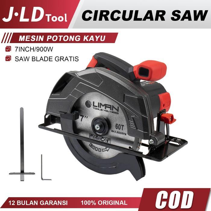 Monake - Mesin Potong Kayu Uk 7" - Circular Saw Size 7" Jd1853