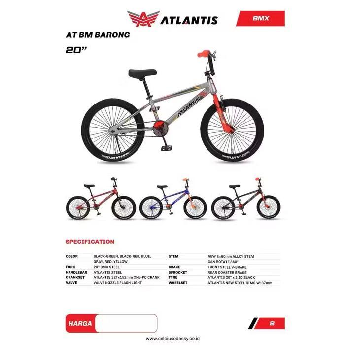 Sepeda BMX 20 Inch Torpedo Atlantis Barong