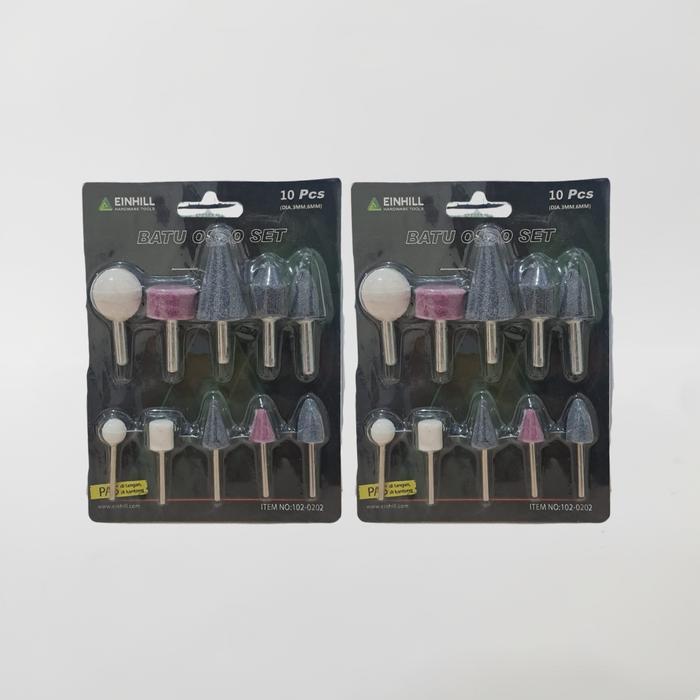 Batu Mounted Set 10Pcs Einhill Batu Osco Batu Gerinda Jamur Einhill 3Mm 5 Pcs 6Mm 5 Pcs