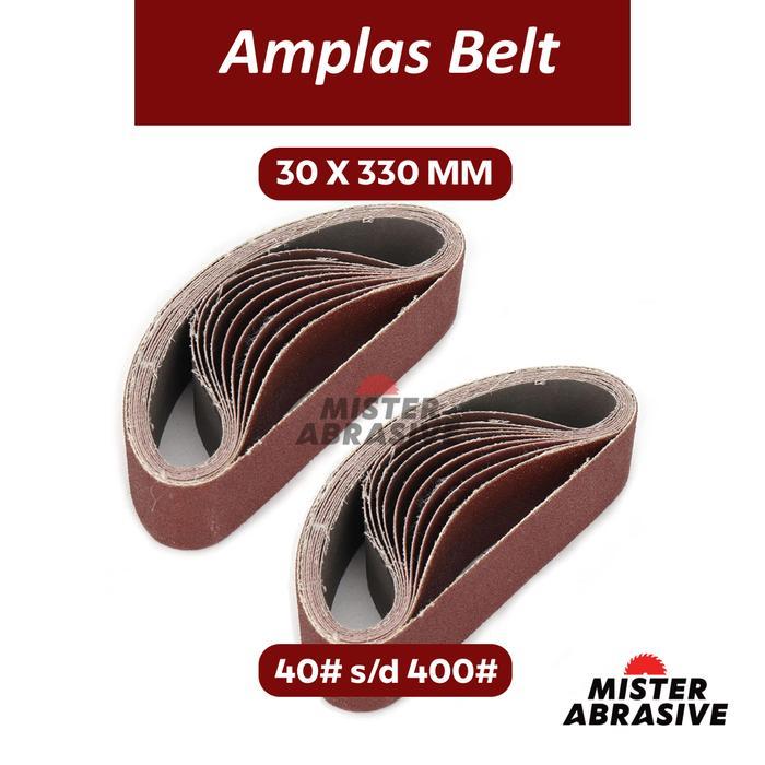 Amplas Belt 30X330 Mm Sanding Sander 30 X 330 1 1/8 X 13 Inch