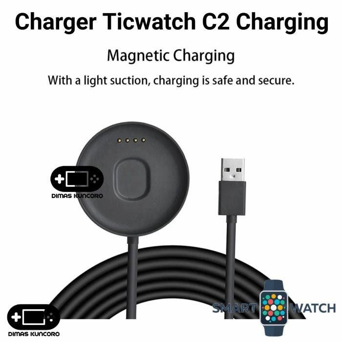 Charger Ticwatch C2 Charging Kabel Usb Magnetic Cable Dock Charge Ticwatch C2