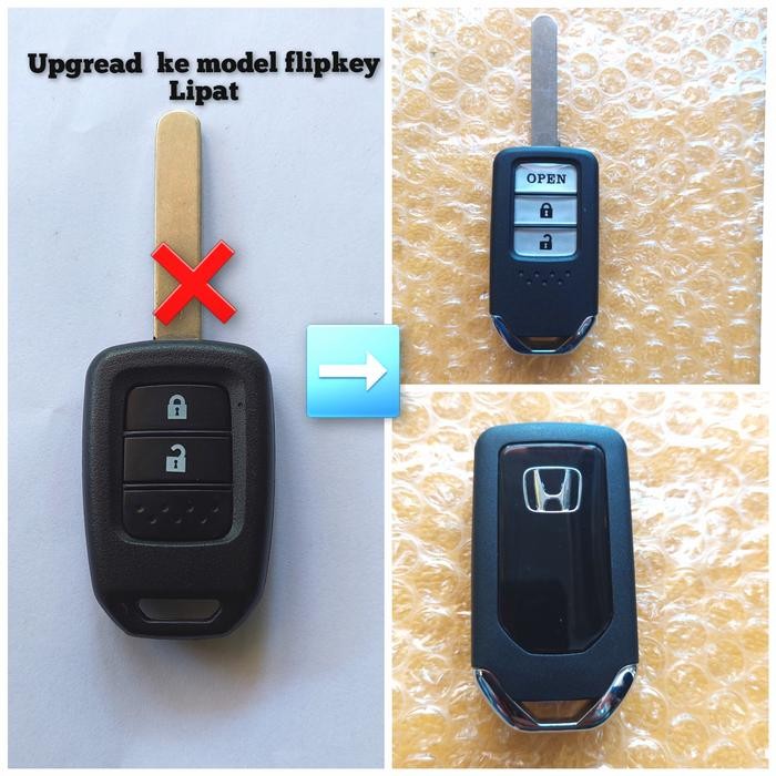 Casing Flipkey Lipat Kunci Remote Honda Mobilio Brio Brv