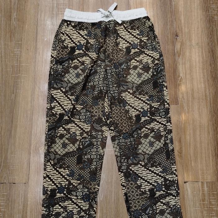 Celana Panjang Premium Batik Pria Pinggang Karet Le Couture B-10