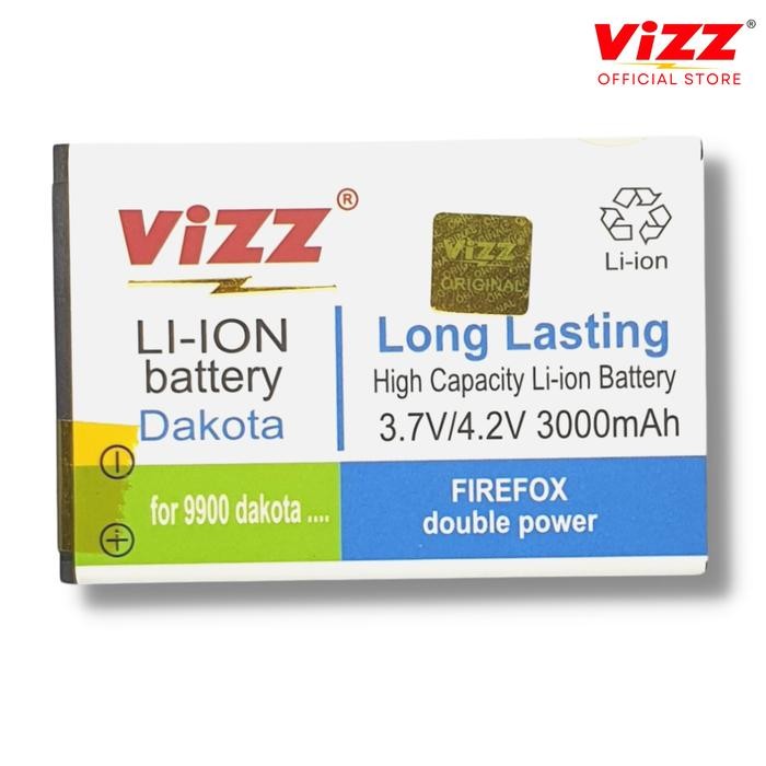 Vizz Baterai Double Power BlackBerry Dakota Original