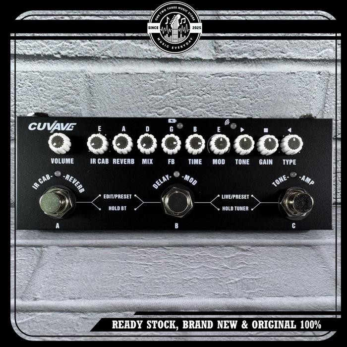 Terlaris Efek Gitar CUVAVE Cube Baby Soundcard Multi Effects Pedal Multi Efek Electric Guitar Multi