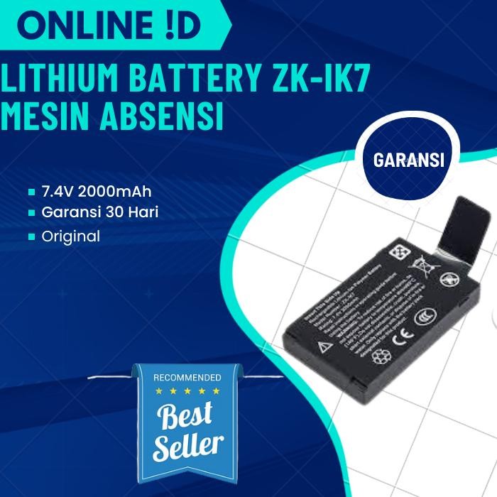 Baterai Fingerspot New Elegant Pro Series dan New Hybrid Pro ZK IK7